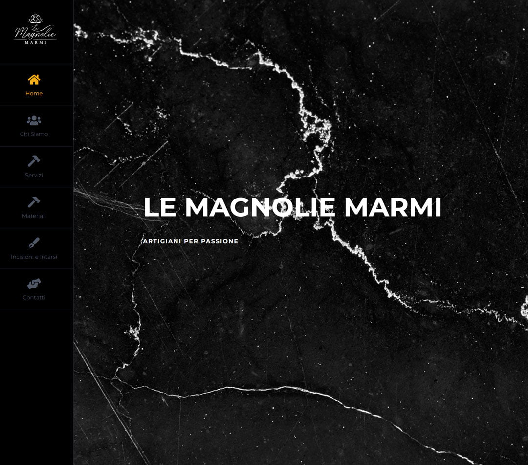 Sito Web Le Magnolie Marmi