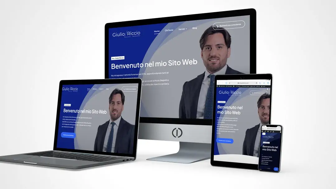 Realizzazione Sito Web Vetrina Avv. Giulio Riccio
