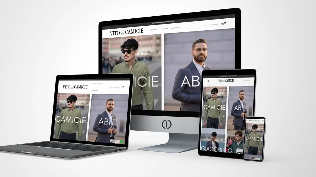 Restyling Sito E-Commerce Vito Camicie
